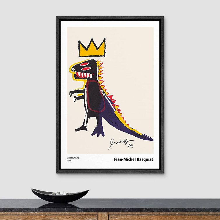 Animals Fantasy Illustrations Framed On Canvas by Jean-Michel Basquiat  Graphic Art